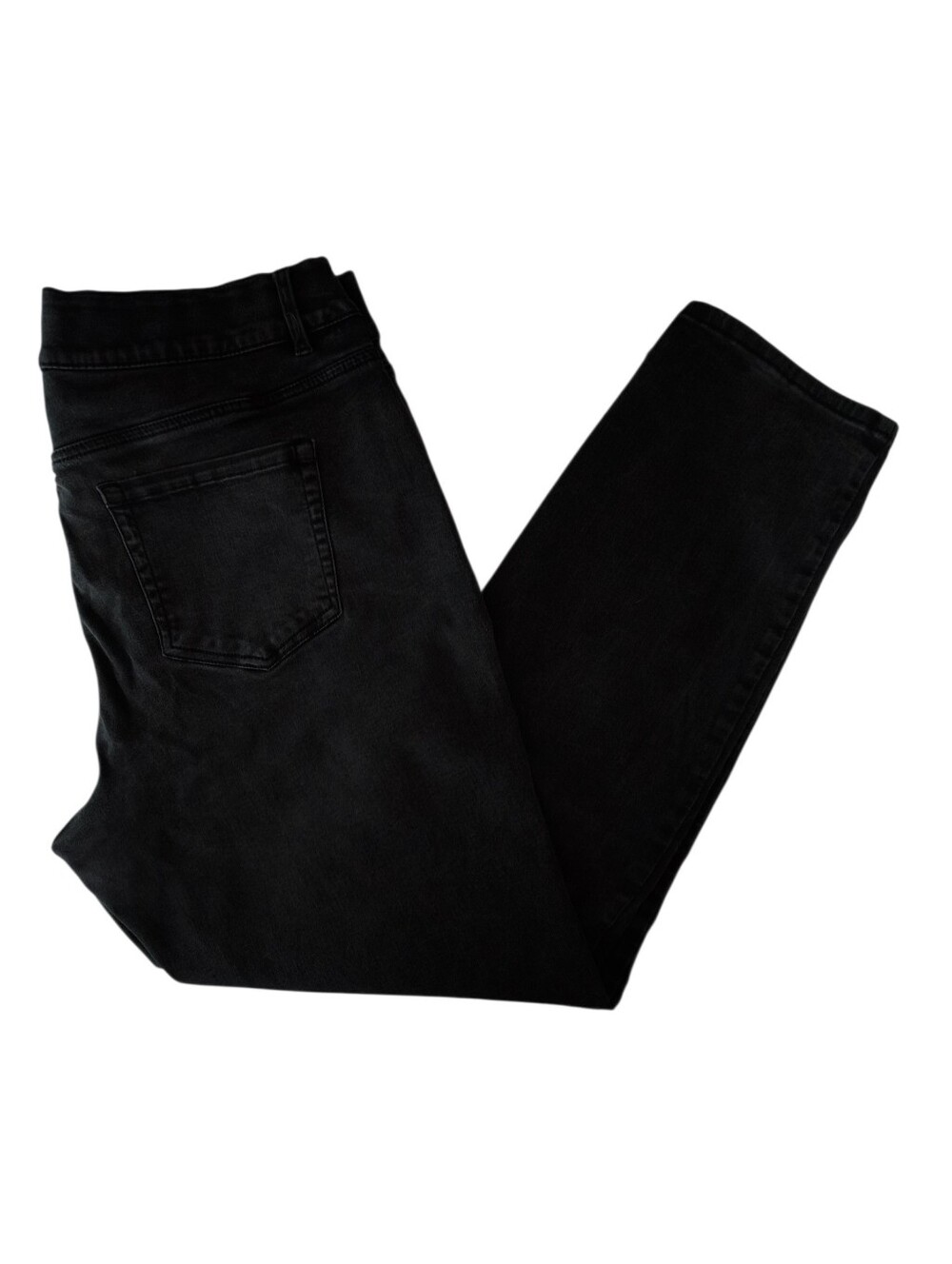 Lane Bryant Black Straight-Leg Jeans - Sleek Everyday Style
